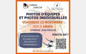 Soirée photos d'équipes